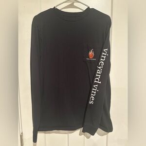 Vineyard Vines Halloween Black Long Sleeve Men's Shirt